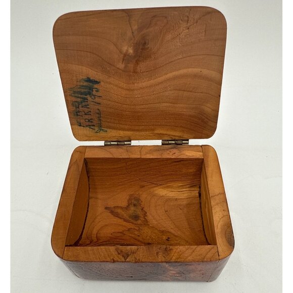 Vintage Miniature Trinket Jewelry Box - Picture 2 of 7